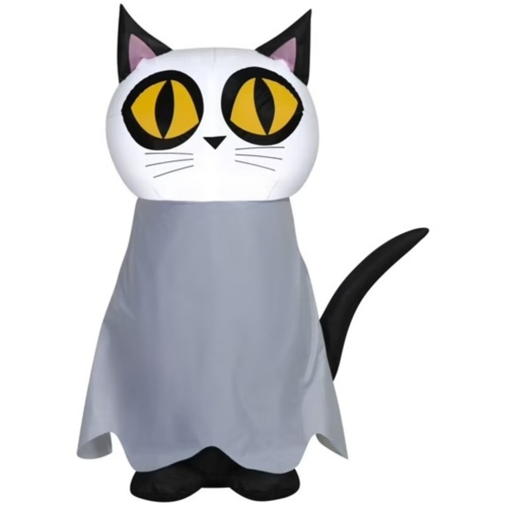 Way To Celebrate Cat in Ghost 3.5‎ Ft Halloween Airblown Inflatable Lights Up